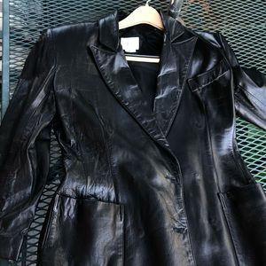 I am selling a leather blazer jacket.